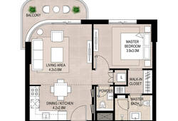 [Translate to ru:] 1 bedroom apartment